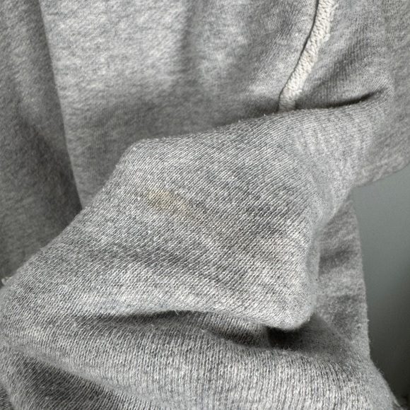 White Crow | Gray Cotton Waterfall Open Front Cardigan - Picture 7 of 7